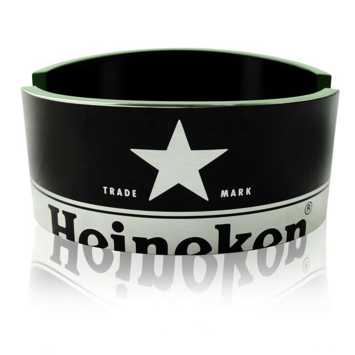 1 cendrier Heineken noir