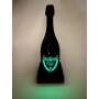 1x Dom Pérignon Bouteille de Champagne 0,7l Lumi nouveau design avec support