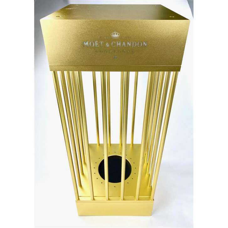 1x cage à champagne Moët & Chandon dorée 1,5 l LED