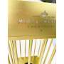 1x cage à champagne Moët & Chandon dorée 1,5 l LED
