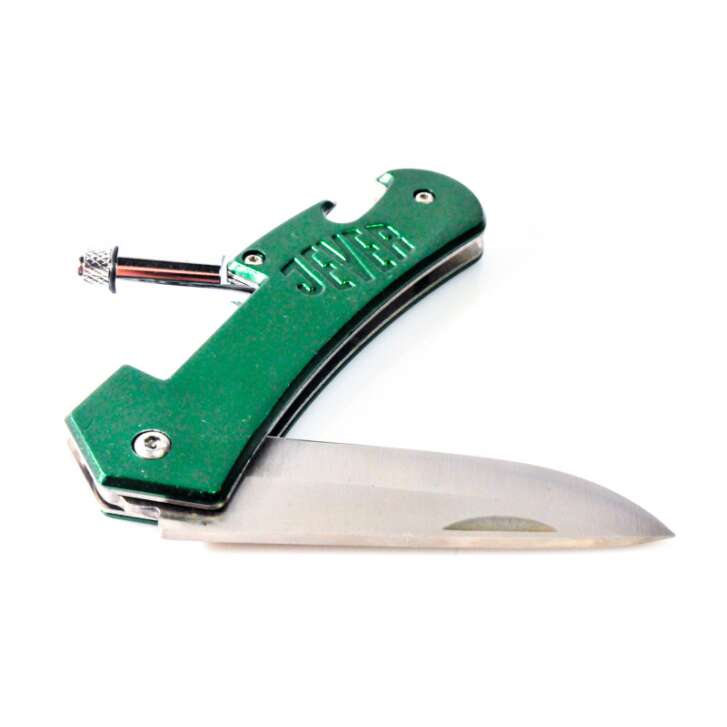 Jever Couteau de poche Outil de plein air Multitool Décapsuleur Camping Barbecue Merch