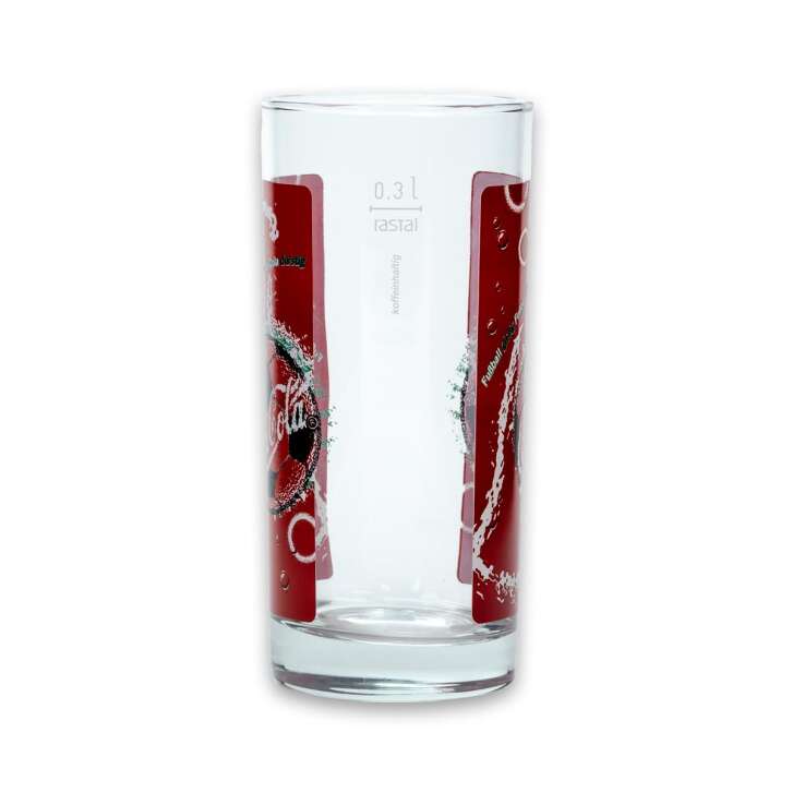 12 canettes de boisson gazeuse Coca Cola rouge avec logo football, 0,3 l
