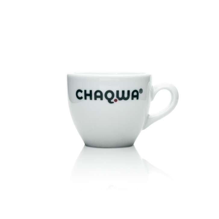 Chaqwa Tasse à café blanche 0,08l Espresso Café Couvert Gastro Vaisselle Céramique Bar