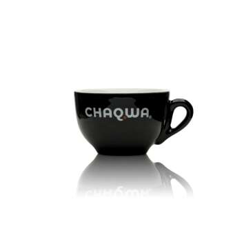1x Chaqwa Tasse à café noire 0,35l Cappucino