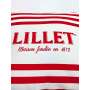 1x Lillet Liqueur Coussin Petit env. 30x30x10cm Rouge/Blanc