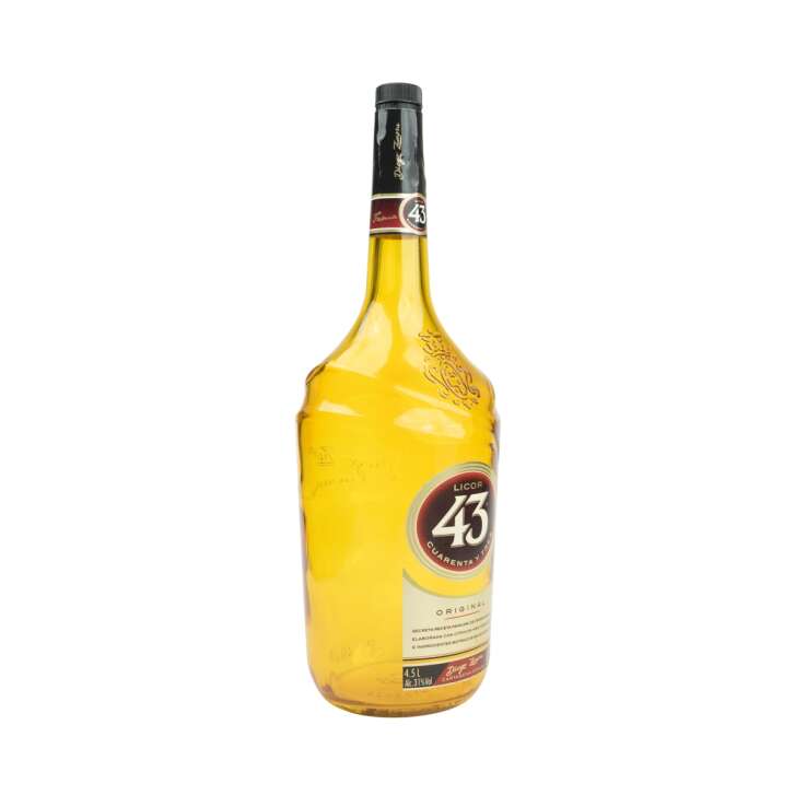 Licor43 4,5 l bouteille vide mannequin présentoir bouteille vide liqueur 43 décoration de bar jaune