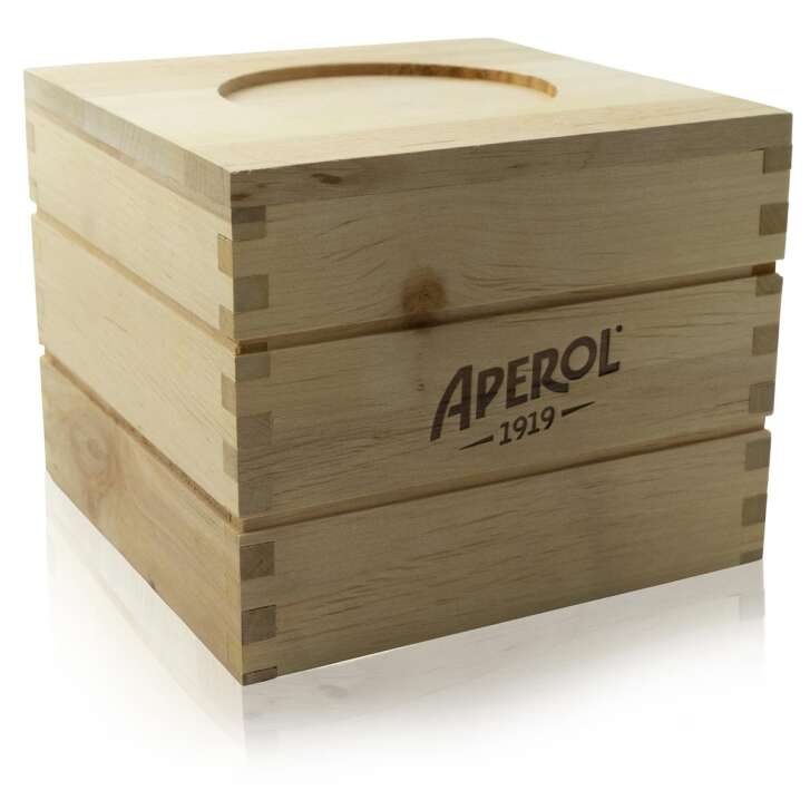 1x Aperol Aperitif présentoir en bois Box Stand Tabel Barrel