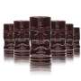 6x verre à rhum Mahiki brun 420 ml XL