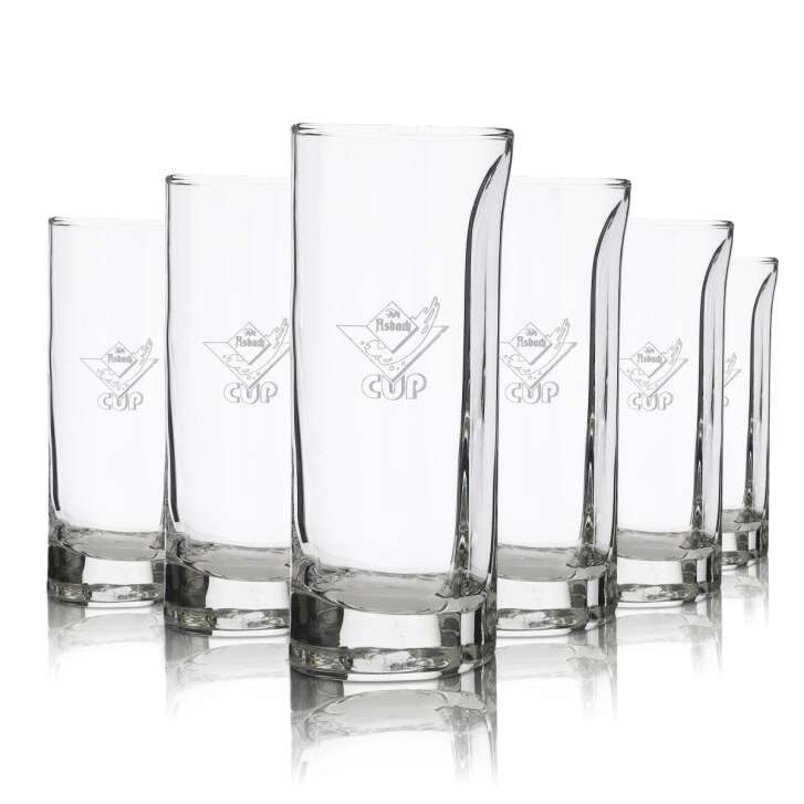 6x verre Asbach 0,34 l, verre à long drink, set de verres, cocktail ancien