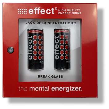 1x Effect Energy panneau mural verre Emergeny Drink Break