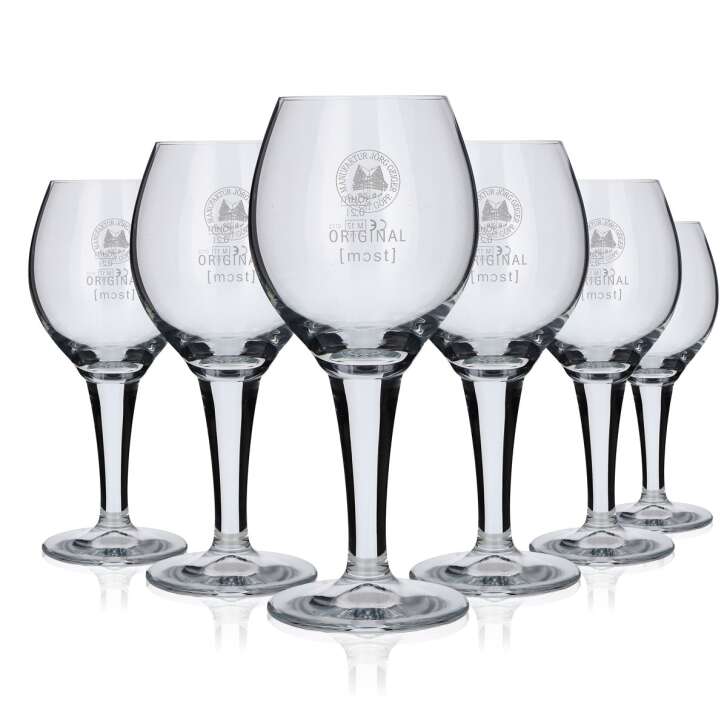 6x Verres tulipe 0,3 l de Jörg Geiger, ensemble original pour cidre, gastronomie