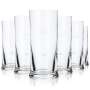6 verres à vodka Absolut Vodka 0,2 l, verres à long drink, fond large, Rastal