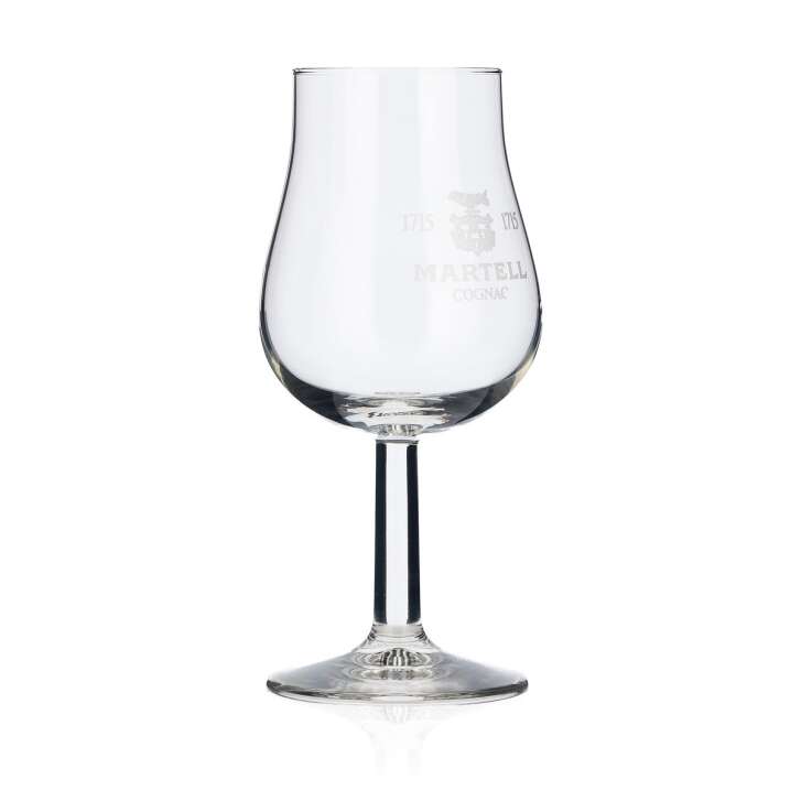 Verre à cognac Martell 0,1 l Verre à dégustation Verre à nez blanc Logo blanc