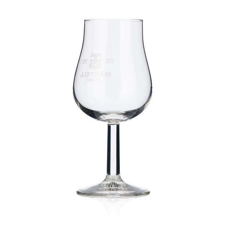 Verre à cognac Martell 0,1 l Verre à dégustation Verre à nez blanc Logo blanc