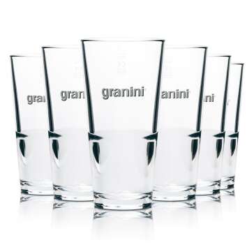 6x Granini verre à jus 0,3l long drink