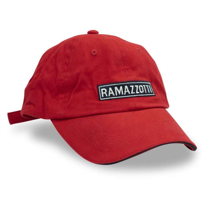 1x Liqueur Ramazzotti bonnet visière rouge