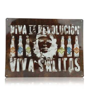 1x Salitos bière plaque de tôle Viva La...