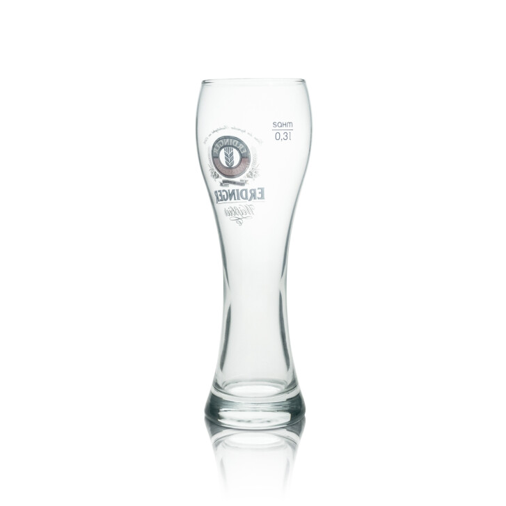 6 verres Erdinger 0,3 l pour bière blanche Hefe Weizen, verres gastronomiques calibrés Bräu Brauerei