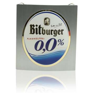 1x Bitburger Bier Schild Zapfhahn Schild Drive...