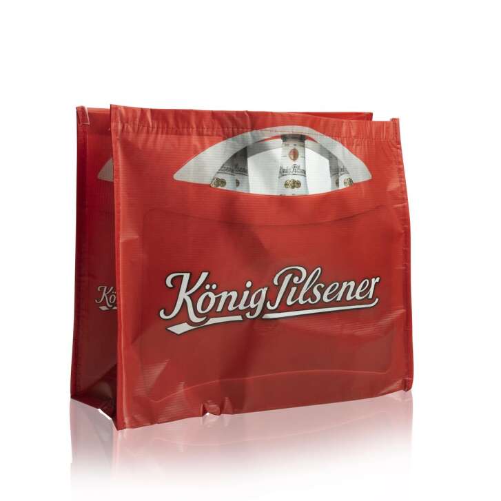 1x König Pilsner Bier Shopper sac rouge sac à provisions 45x40