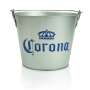 Seau à glace Corona en métal 5 l pour bouteilles, refroidisseur de boissons, bac à glaçons, seau à glace