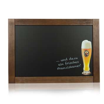1x Franziskaner Bier Tableau craie 68x48