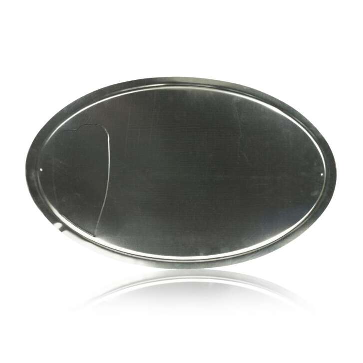1x Krombacher Bière Tafel Tôle fine ronde 70x44