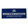 1x Gorbatchev Vodka grand tapis de bar bleu 50 x 20