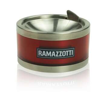1x Ramazzotti liqueur Cendrier rouge avec couvercle en...