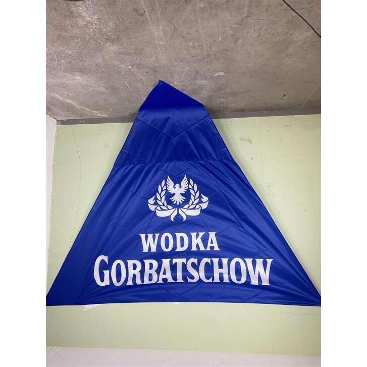 1x Gorbatchev Vodka drapeau 3 coins bleu bannière 300x300x300