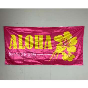 1x Aloha Limonade drapeau jaune rose 190x90
