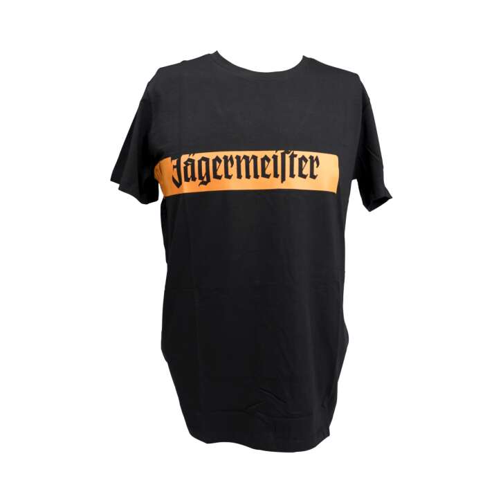 1x Jägermeister liqueur T-shirt orange grand logo poitrine taille XL