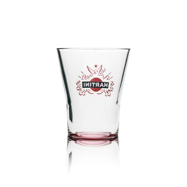 6 verres à martini Tumbler 31 cl, fond rouge
