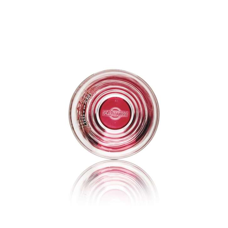 6 verres à martini Tumbler 31 cl, fond rouge
