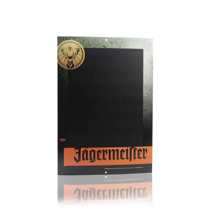 1x Jägermeister Liqueur Tableau carton nouveau design 30x42