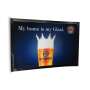 1x Paulaner Bière Paillasson My Home is my Glasl 80x50
