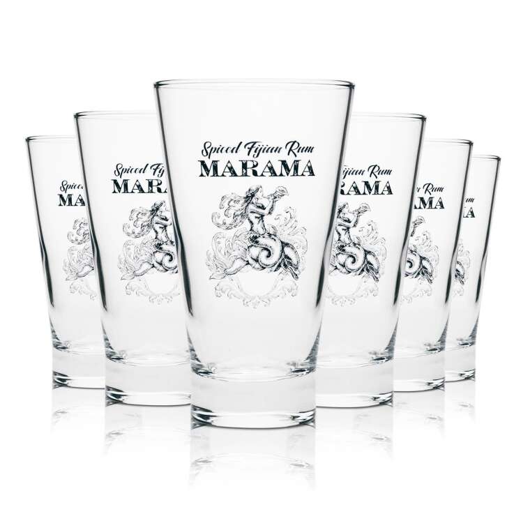 6x Marama Rum Verre à long drink nouveau