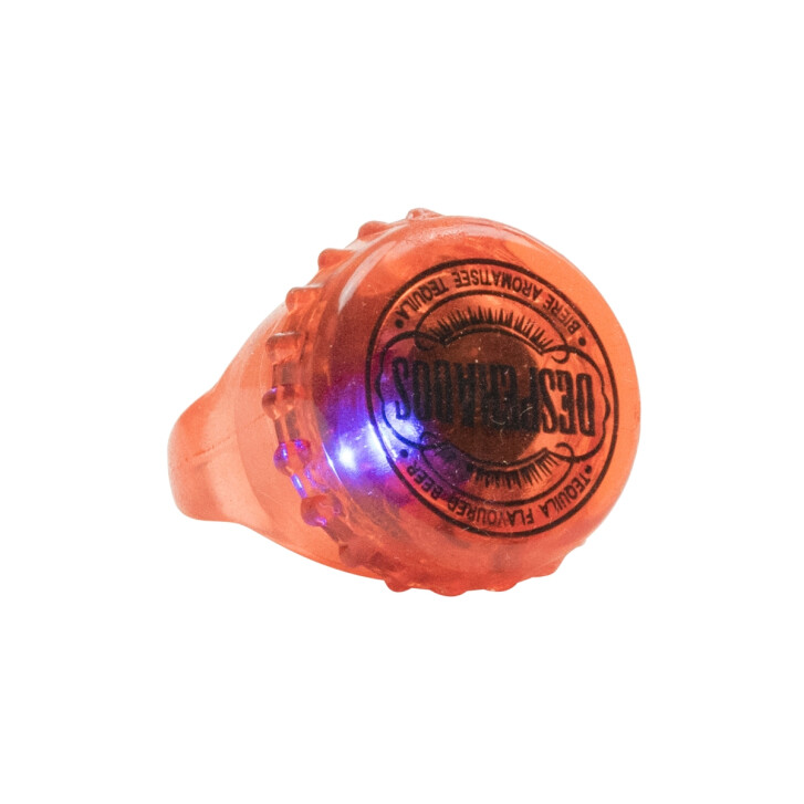 Desperados Bière Anneau LED Clignotant Fête Enterrement de vie de garçon Bijoux Décoration pour les doigts Sallume