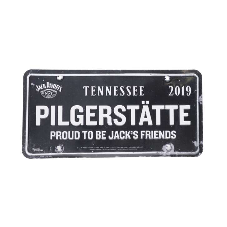 1x Jack Daniels Rum plaque de métal lieu de pèlerinage 2019 30,5x15