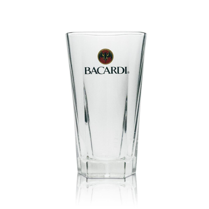 6 verres à rhum Bacardi Longdrink 5eck 355 ml