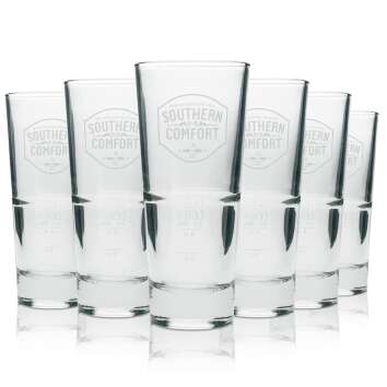 6x Southern Comfort verre à whiskey long drink...