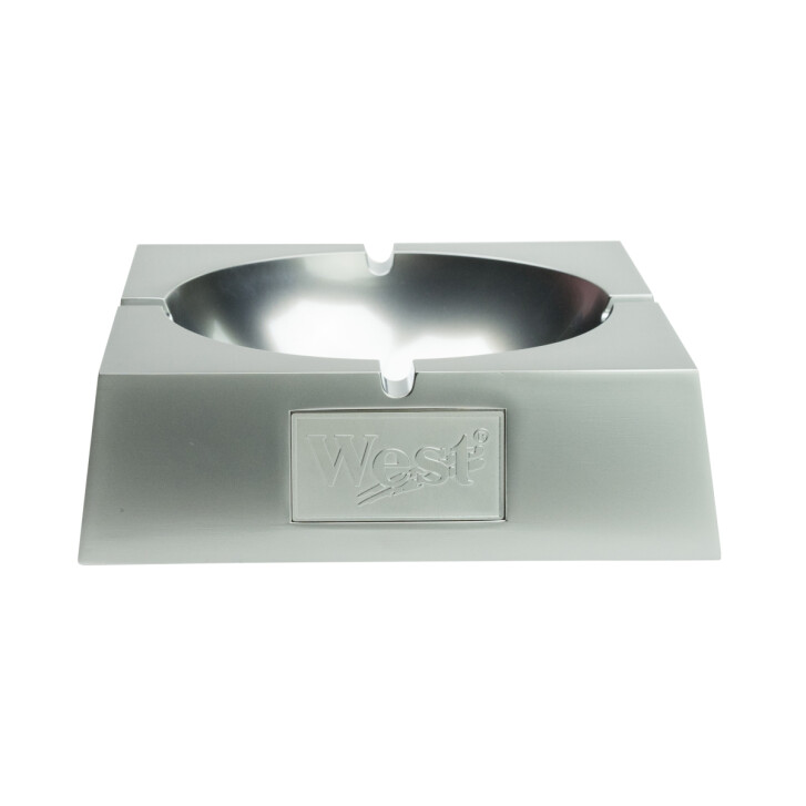1x cendrier West Zigaretten argent 14x14