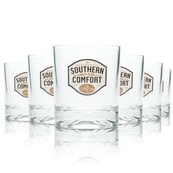 6x Southern Comfort Verre à Whiskey 0,3l Tumbler...
