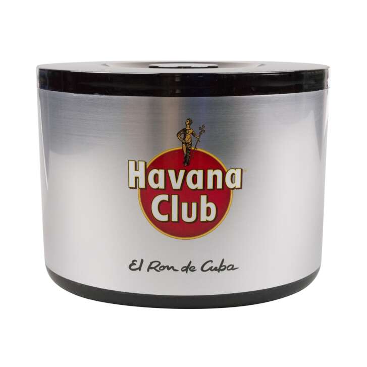 1x Havana Club Rum glacière 10l argent noir