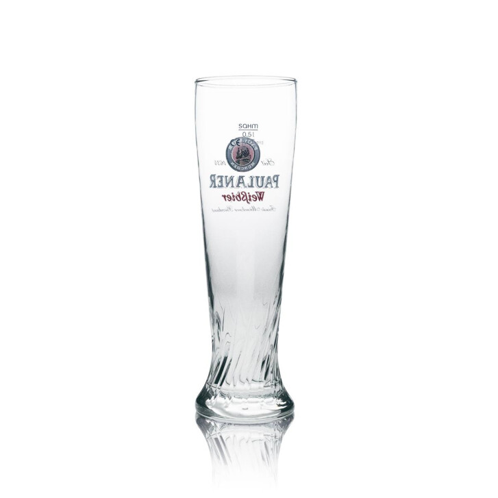 6 verres à bière blanche Paulaner 0,5 l Hefeweizen calibrés pour la restauration, brasserie bavaroise