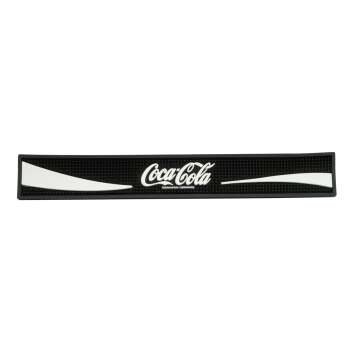 1x Coca Cola Softdrink Tapis de bar noir 58x8