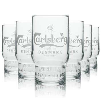 6x Carlsberg verre à bière Tumbler Better...