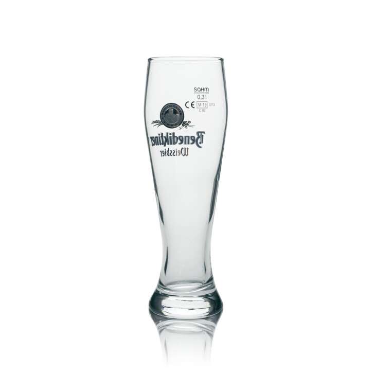 6 verres Benedictiner 0,3 l pour bière blanche, levure et bière de blé, verres gastronomiques calibrés