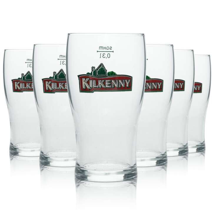 6x verre à bière Kilkenny long drink 300ml sahm