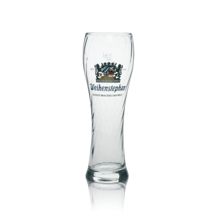 6 verres à bière Weihenstephan 0,5 l Verre à bière blanche « La plus ancienne brasserie du monde » Rastal